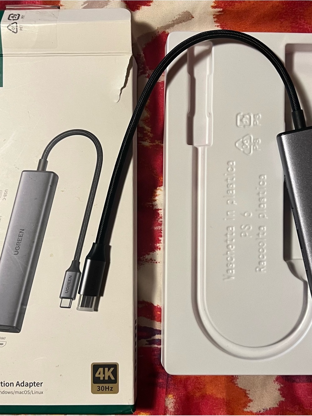 USB-C Multifunction Adapter - Gray - Picture 2 of 5